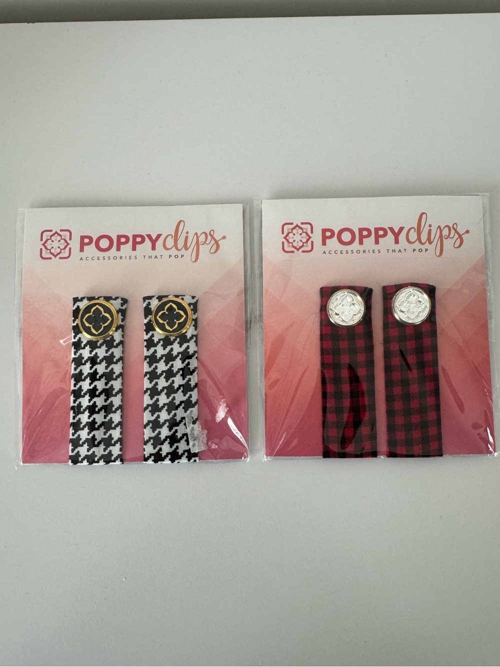 Poppy Clips lot of 2 new!